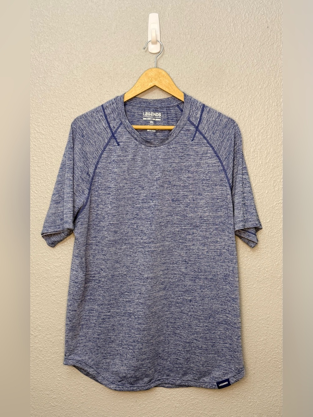 Legends | Enzo Workout Shirt | Heather Blue | Size XL